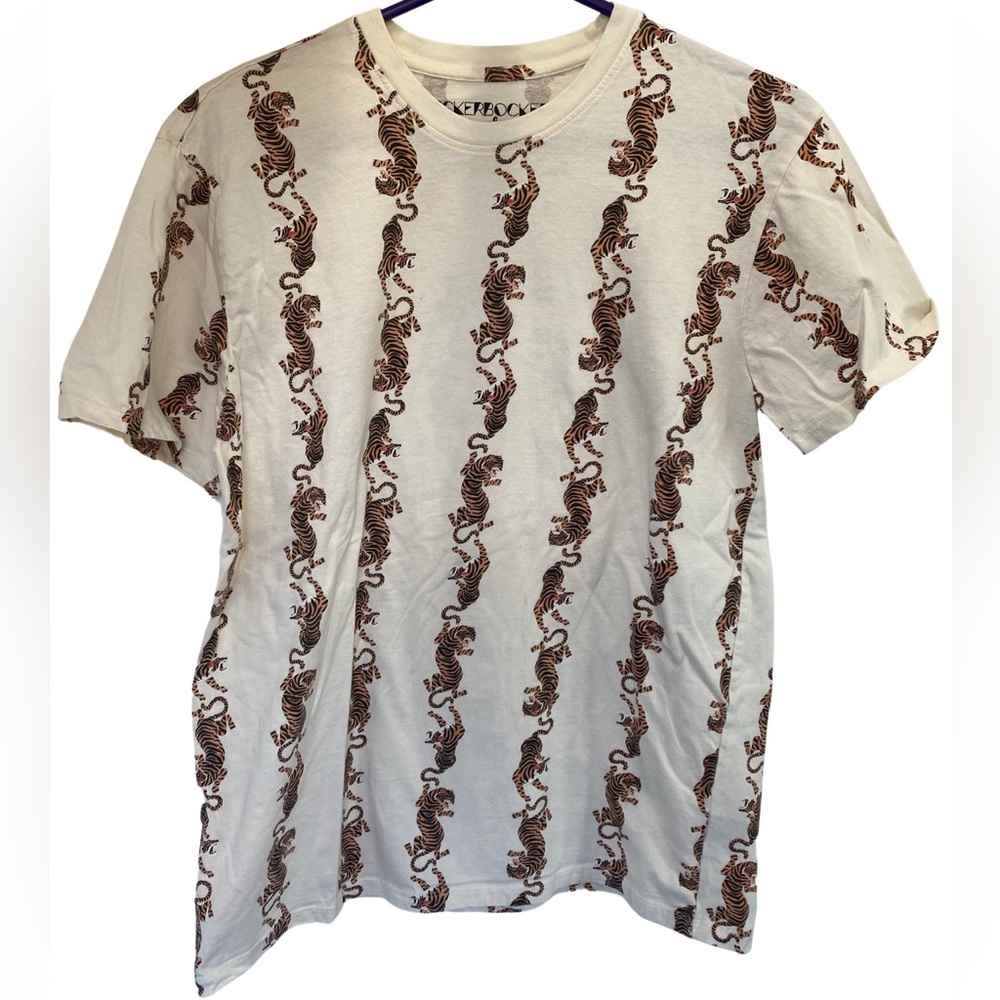 Tiger all over print T-shirt Medium